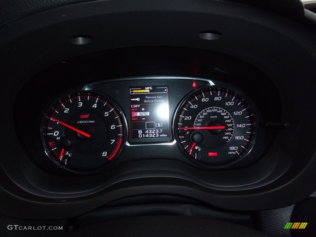 2019 WRX STI Limited - Pure Red / Black Ultrasuede/Carbon Black photo #15