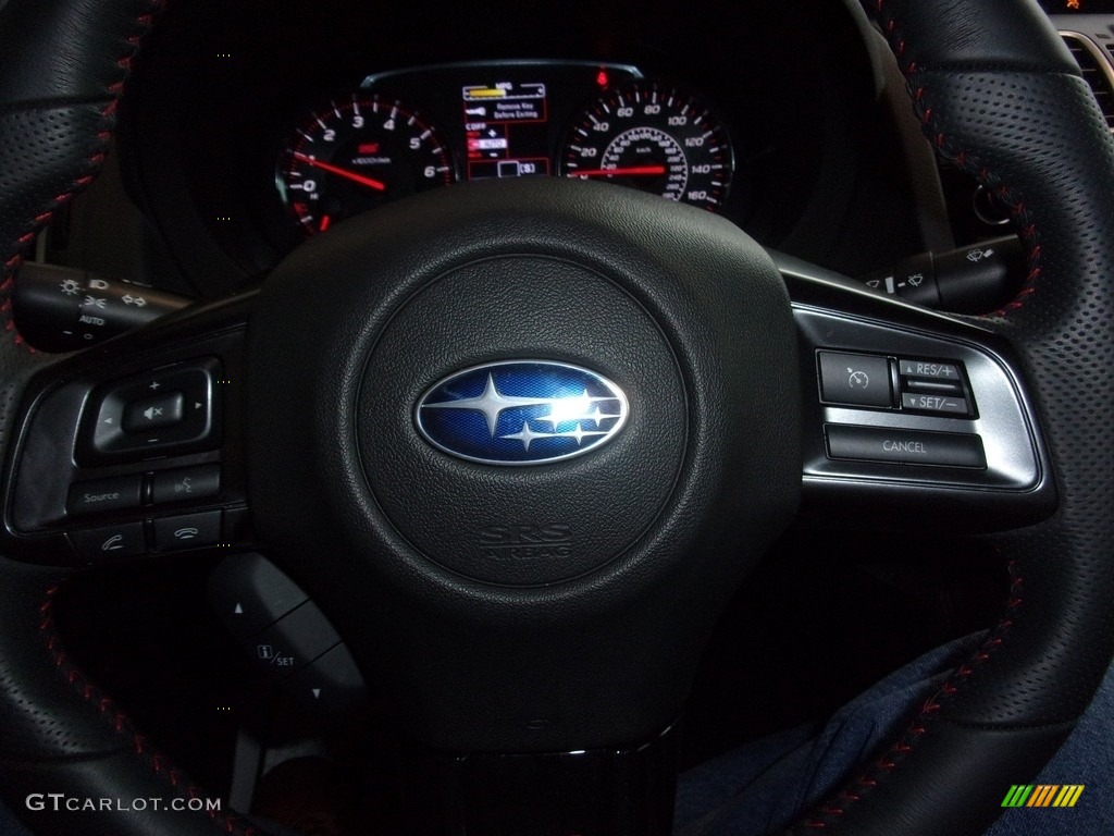 2019 WRX STI Limited - Pure Red / Black Ultrasuede/Carbon Black photo #17