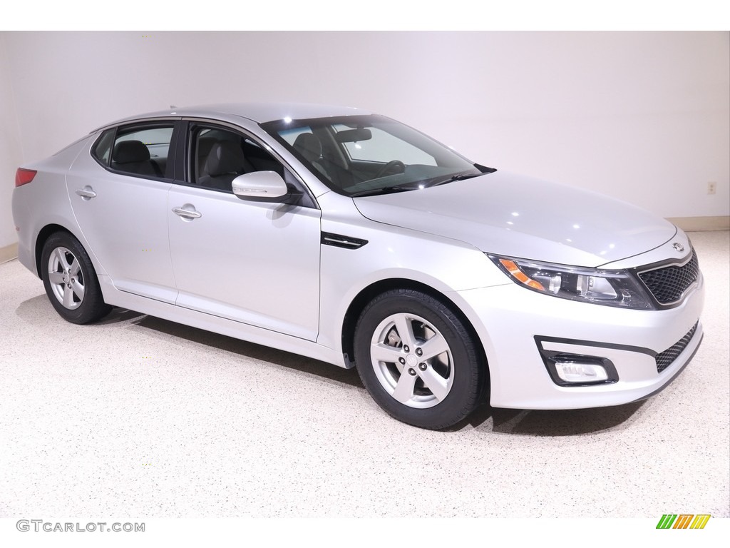 2015 Optima LX - Bright Silver / Gray photo #1