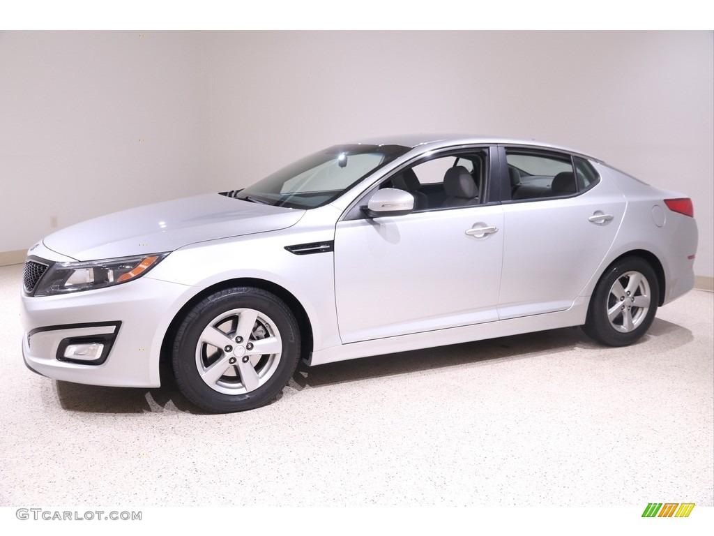 2015 Optima LX - Bright Silver / Gray photo #3