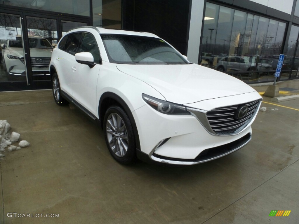 2021 CX-9 Grand Touring AWD - Snowflake White Pearl Mica / Sand photo #1