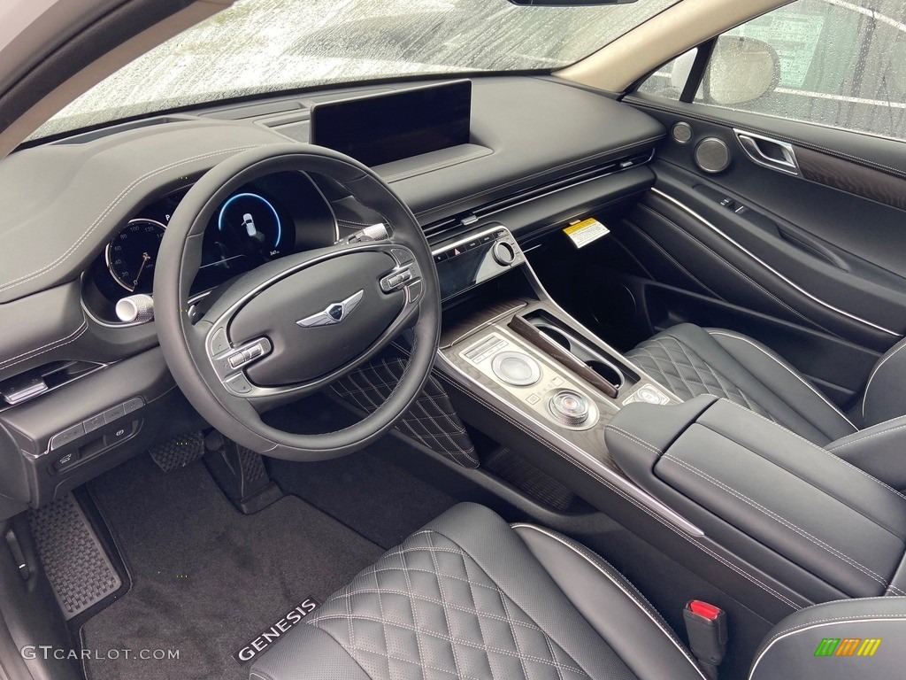 Black Interior 2021 Genesis GV80 3.5T AWD Photo #140928056