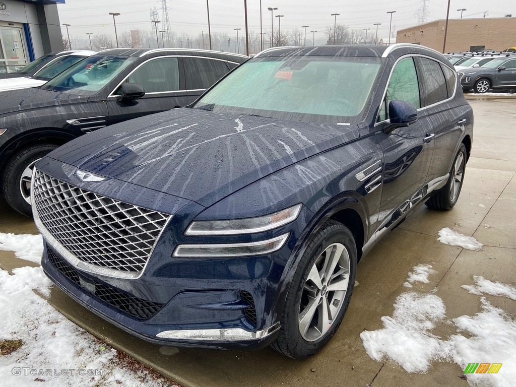 2021 GV80 2.5T AWD - Adriatic Blue / Blue/Dune photo #1