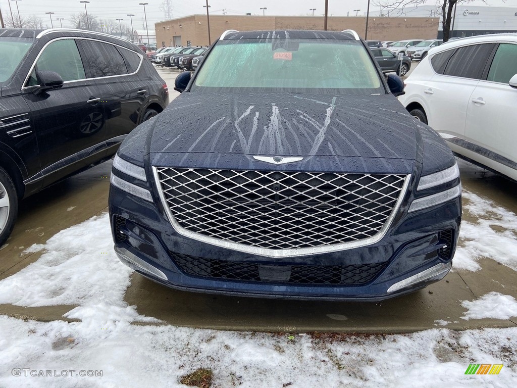 2021 GV80 2.5T AWD - Adriatic Blue / Blue/Dune photo #2