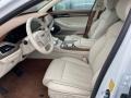 Beige/Havana Front Seat Photo for 2021 Genesis G90 #140928320