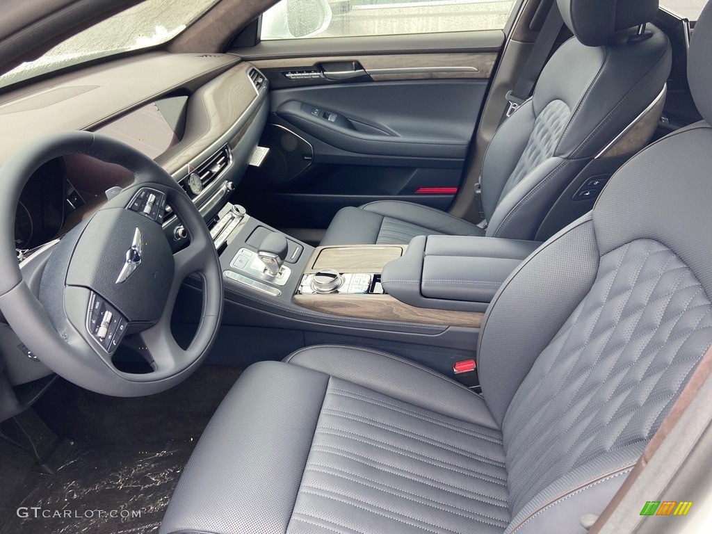 Indigo/Dark Brown Interior 2021 Genesis G90 5.0 AWD Photo #140928596