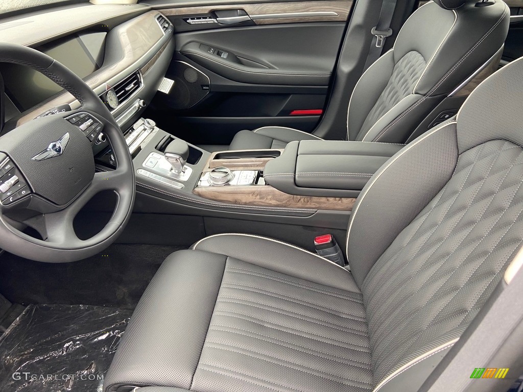 Black/Black Interior 2021 Genesis G90 3.3T Photo #140928881