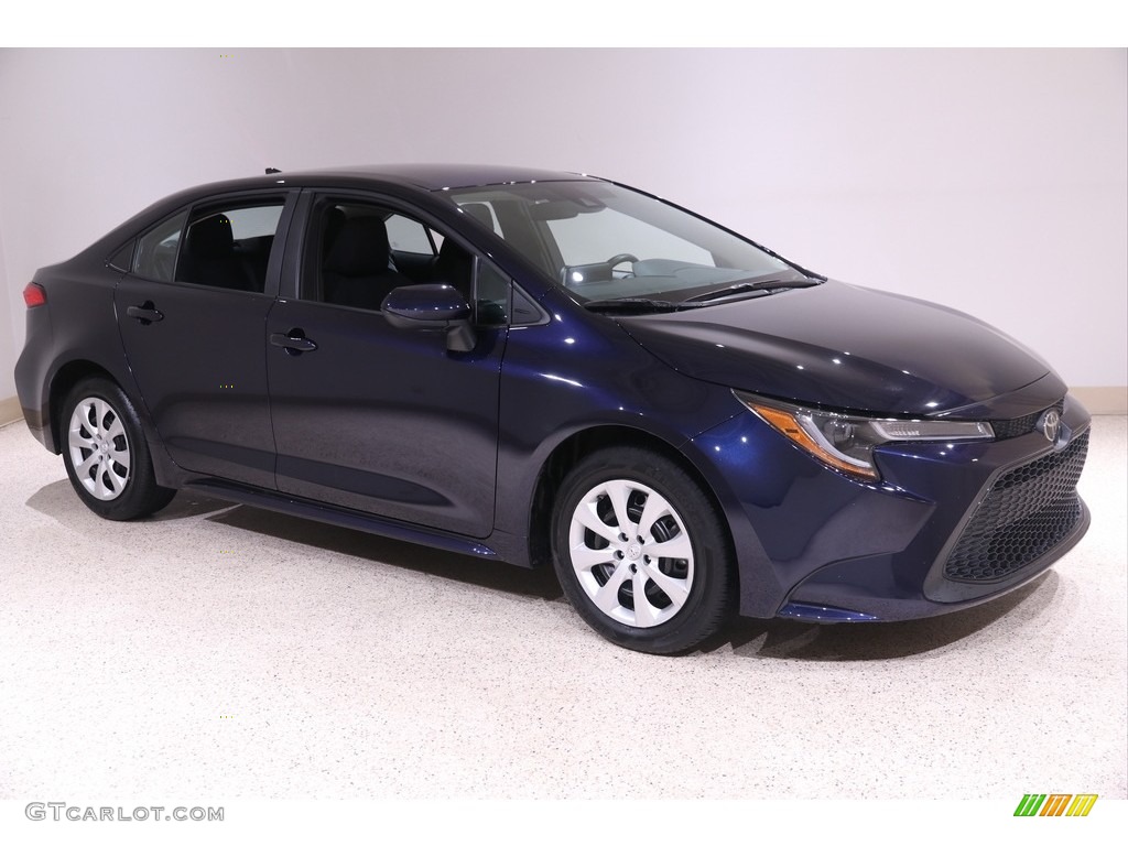 2020 Corolla LE - Blueprint / Black photo #1