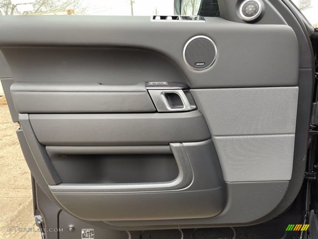 2021 Land Rover Range Rover Sport HSE Dynamic Ebony Door Panel Photo #140929142