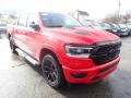 2021 Flame Red Ram 1500 Laramie Crew Cab 4x4  photo #7