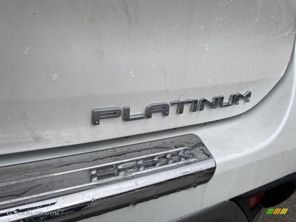 2021 Highlander Hybrid Platinum AWD - Blizzard White Pearl / Glazed Caramel photo #29