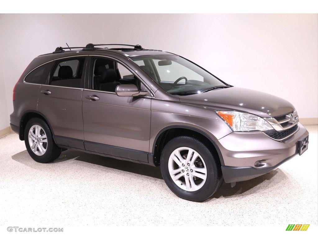 2010 CR-V EX-L AWD - Urban Titanium Metallic / Black photo #1