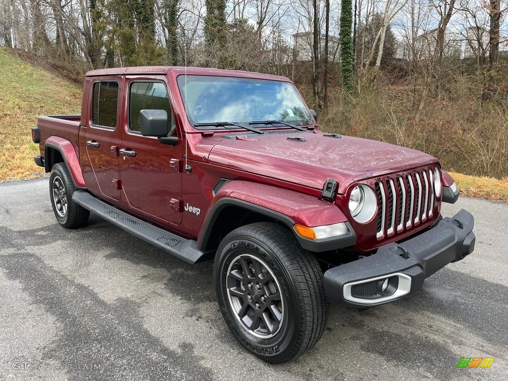 Snazzberry Pearl 2021 Jeep Gladiator Overland 4x4 Exterior Photo #140933297