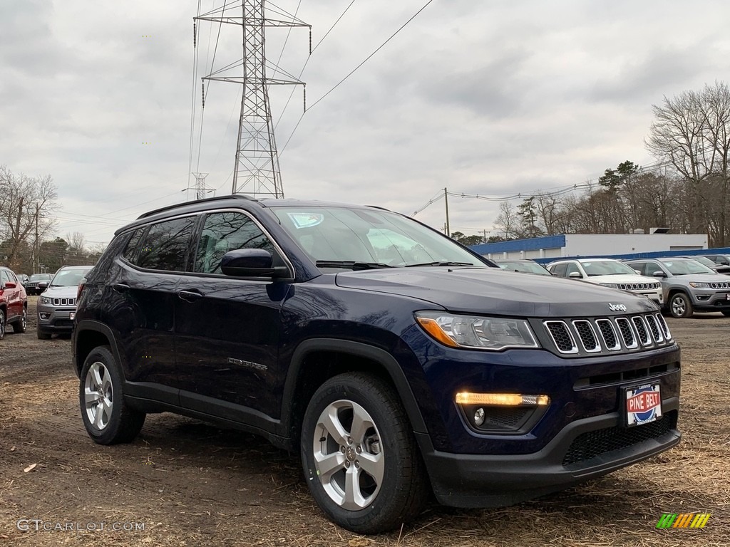 2021 Compass Latitude 4x4 - Jazz Blue Pearl / Black photo #1