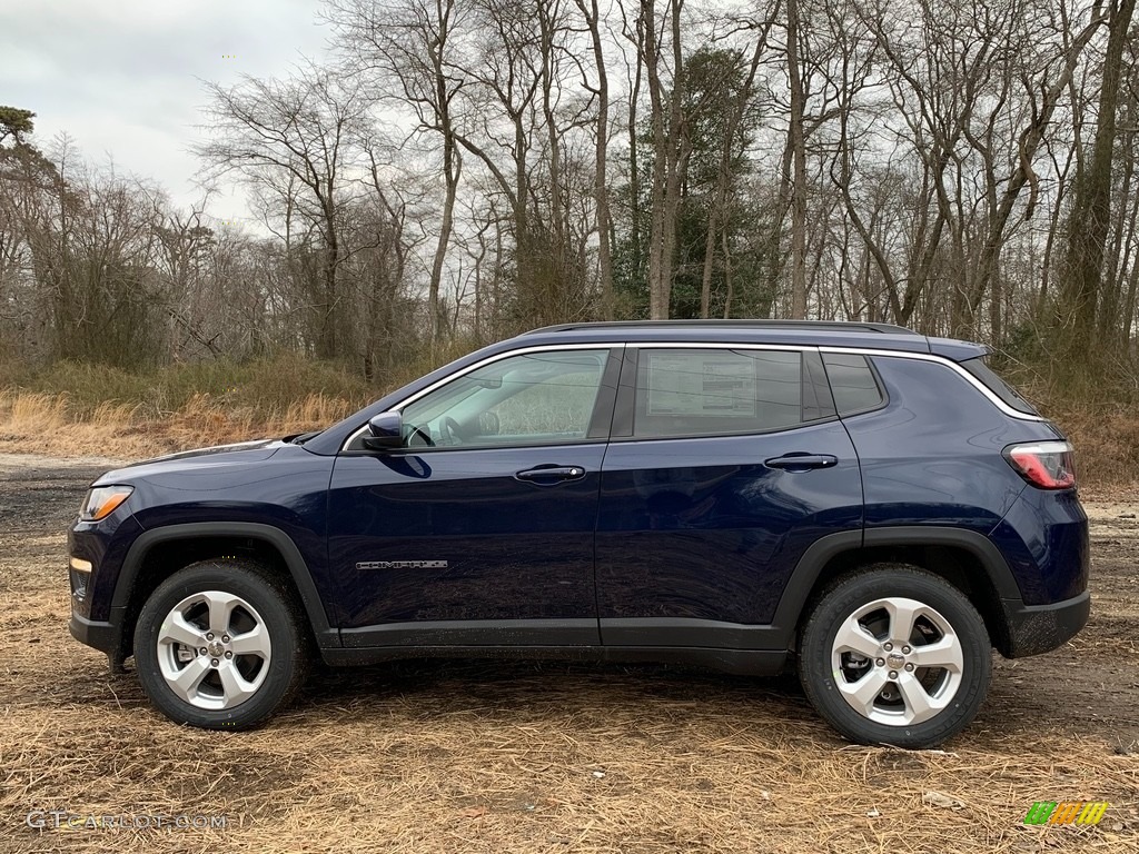 2021 Compass Latitude 4x4 - Jazz Blue Pearl / Black photo #3