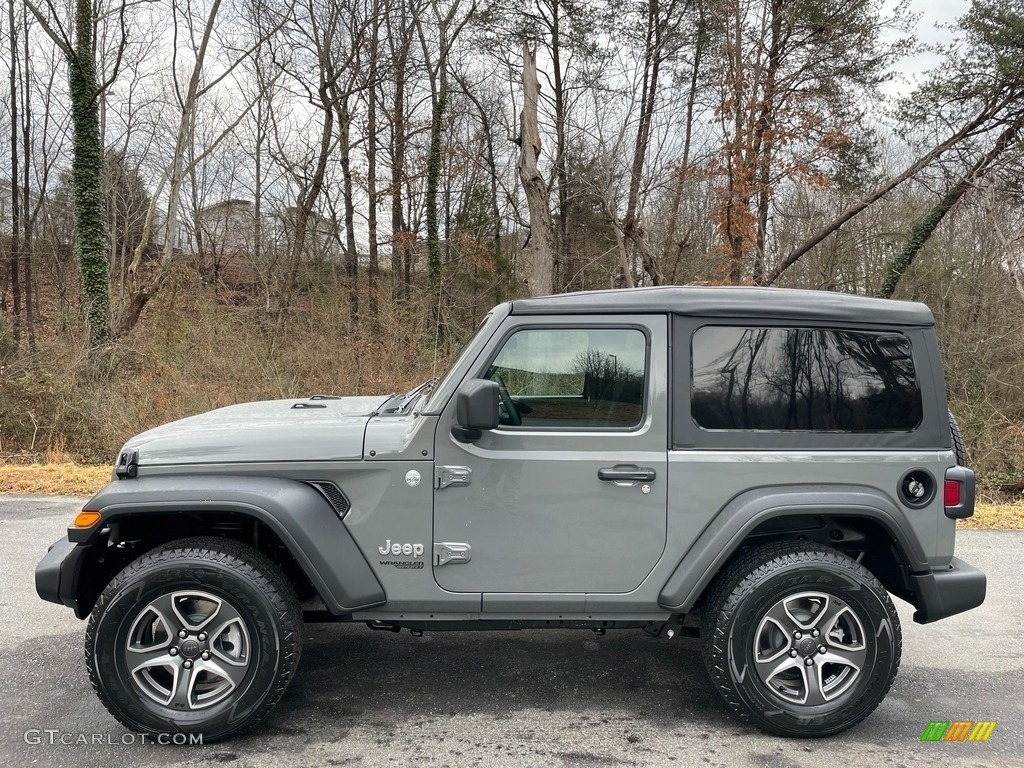 Sting-Gray 2021 Jeep Wrangler Sport 4x4 Exterior Photo #140934843