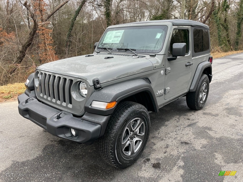 Sting-Gray 2021 Jeep Wrangler Sport 4x4 Exterior Photo #140934876