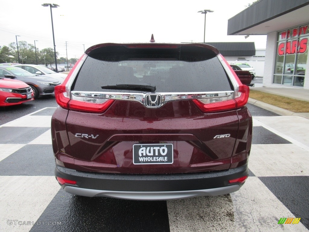 2019 CR-V EX AWD - Basque Red Pearl II / Gray photo #4