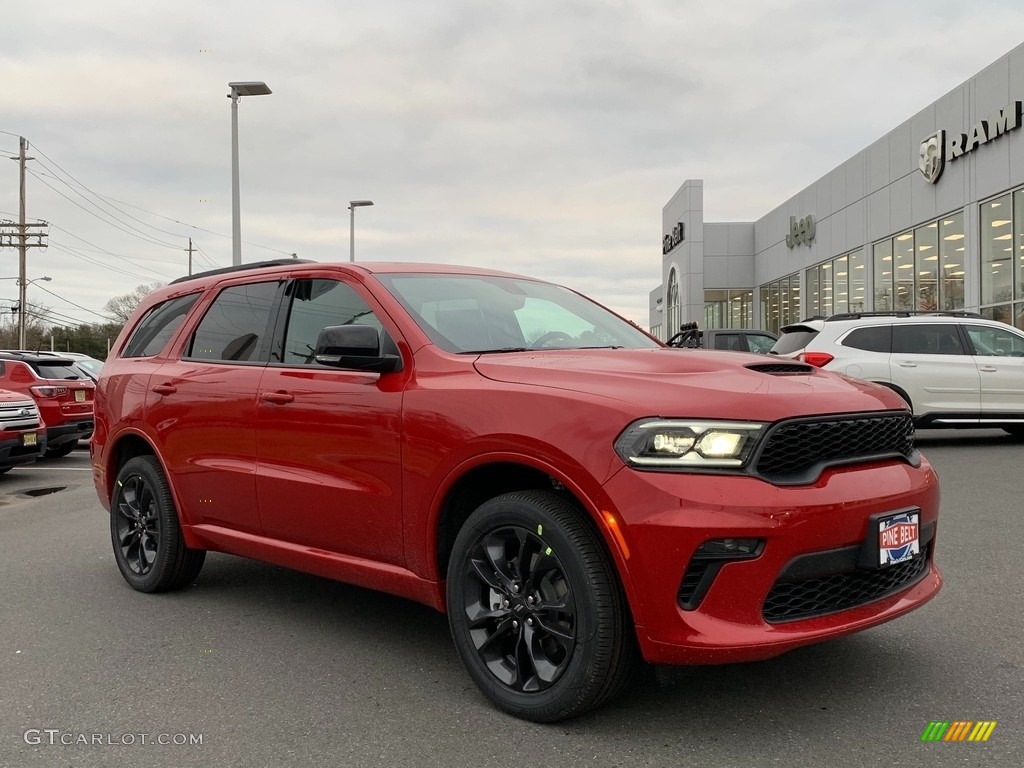 2021 Durango GT AWD - Octane Red Pearl / Black photo #1