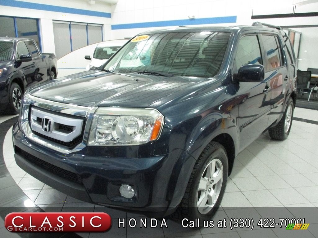 2009 Pilot EX 4WD - Bali Blue Pearl / Blue photo #1