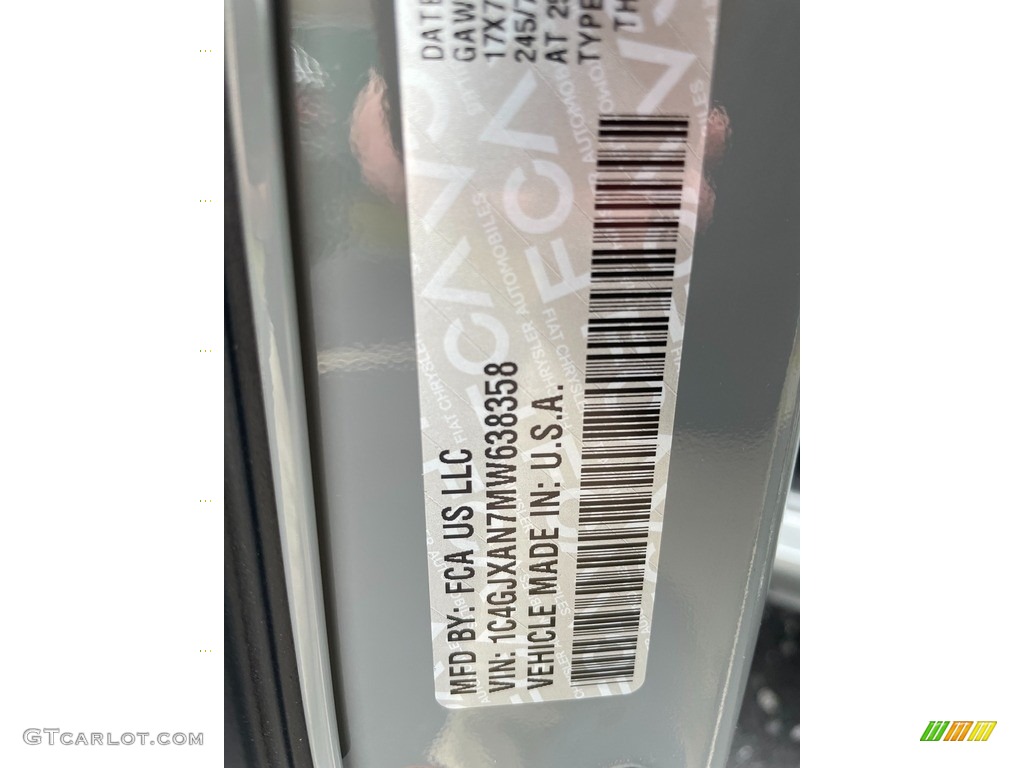 2021 Wrangler Sport 4x4 - Sting-Gray / Black photo #29