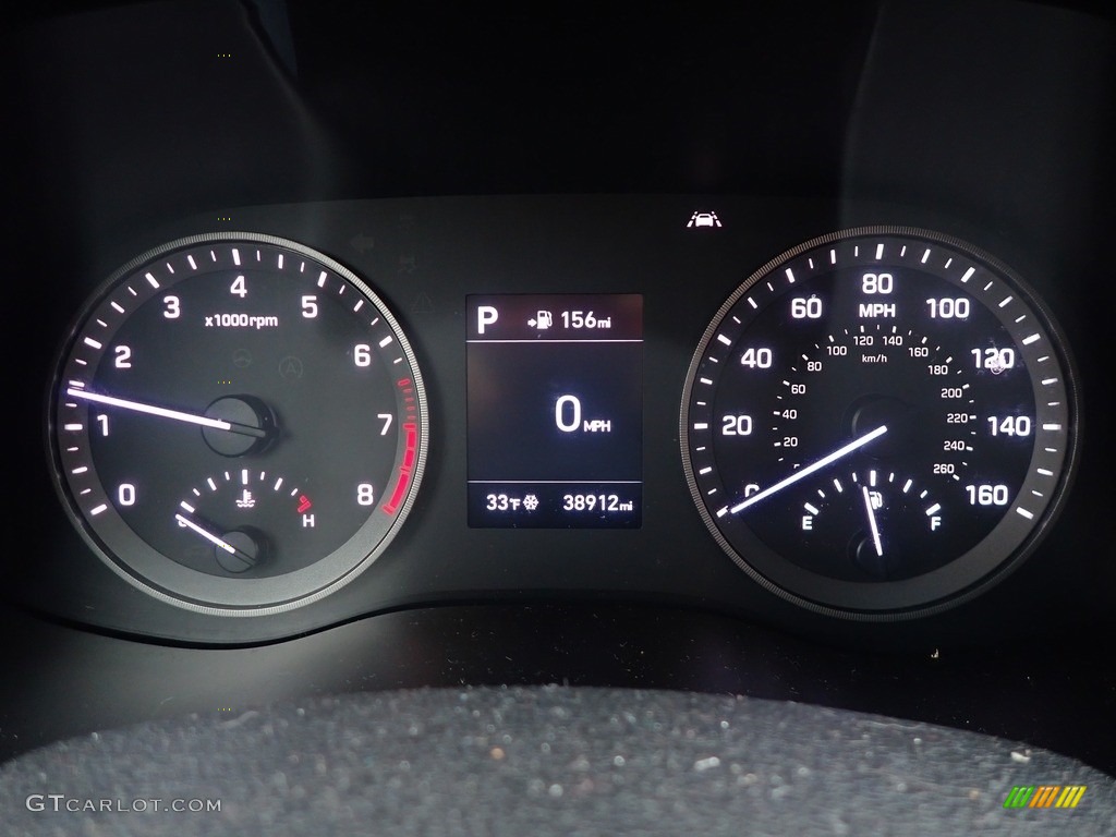 2019 Tucson SE AWD - Dusk Blue / Black photo #28