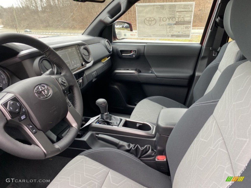 2021 Tacoma TRD Sport Double Cab 4x4 - Barcelona Red Metallic / TRD Cement/Black photo #4