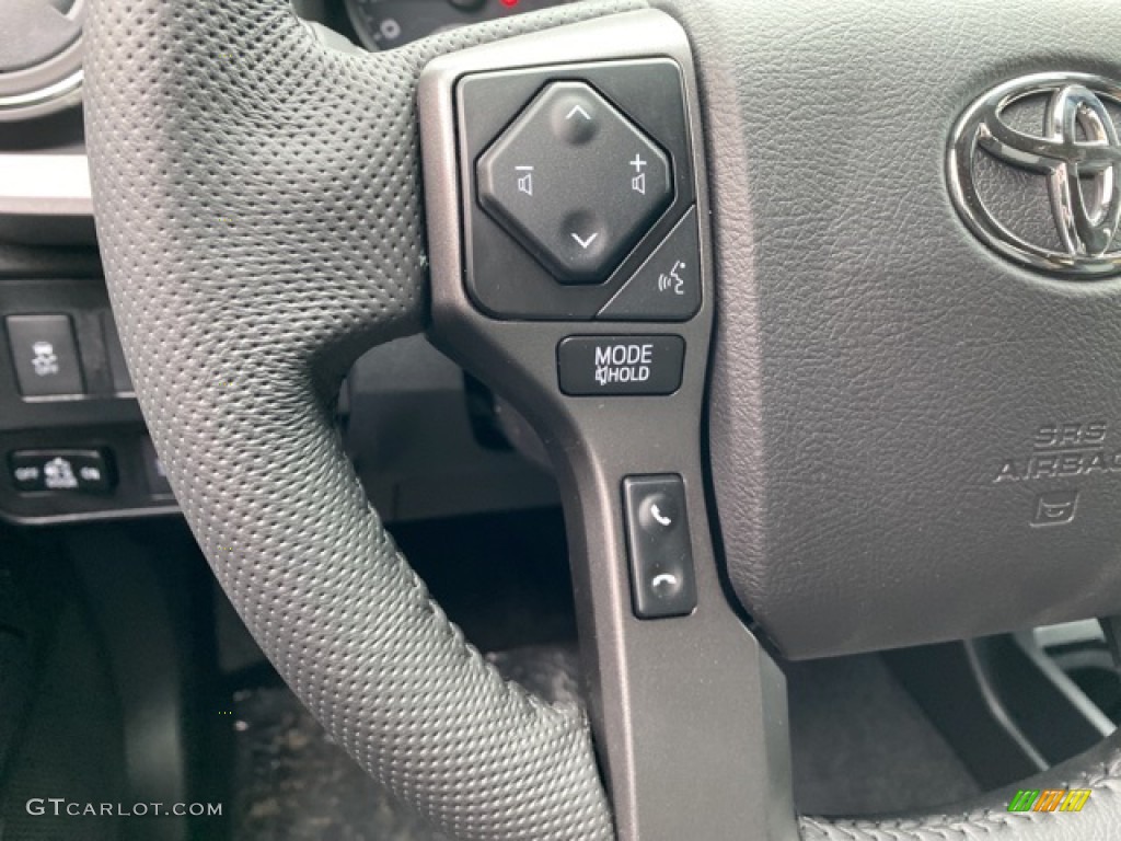 2021 Toyota Tacoma TRD Sport Double Cab 4x4 TRD Cement/Black Steering Wheel Photo #140936895