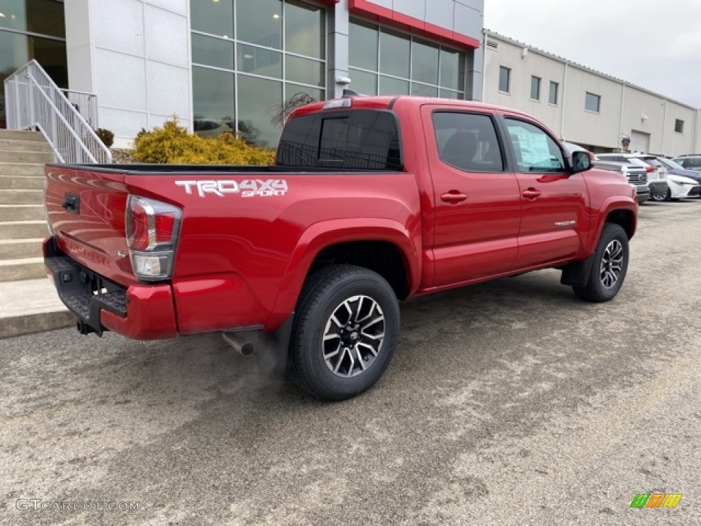 Barcelona Red Metallic 2021 Toyota Tacoma TRD Sport Double Cab 4x4 Exterior Photo #140937062