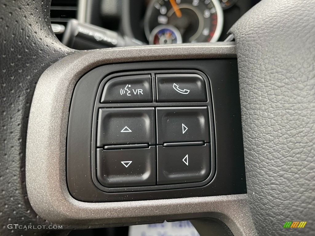 2021 Ram 3500 Tradesman Crew Cab 4x4 Black Steering Wheel Photo #140937675