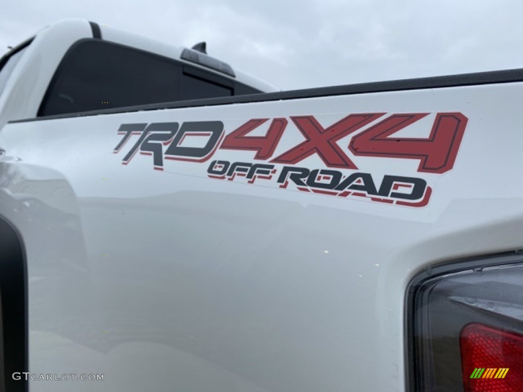 2021 Tacoma TRD Off Road Double Cab 4x4 - Super White / TRD Cement/Black photo #25