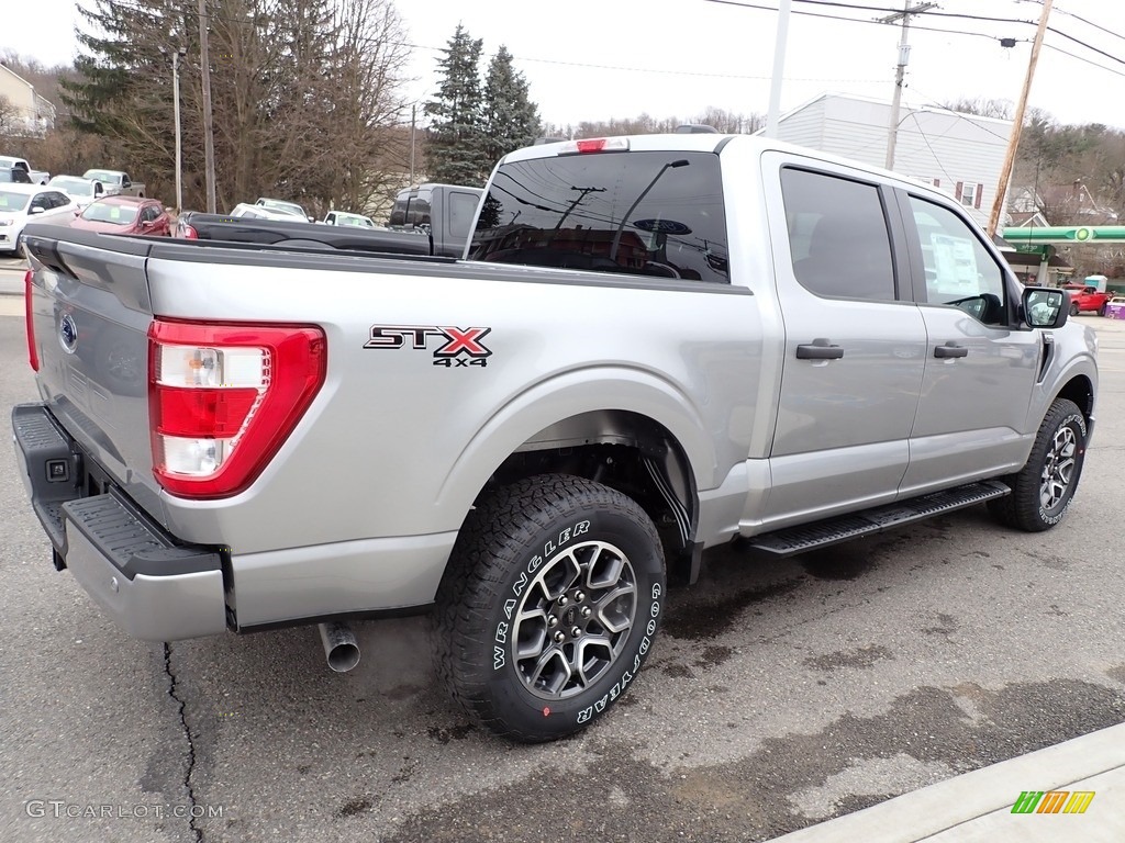 2021 F150 STX SuperCrew 4x4 - Iconic Silver / Black photo #5