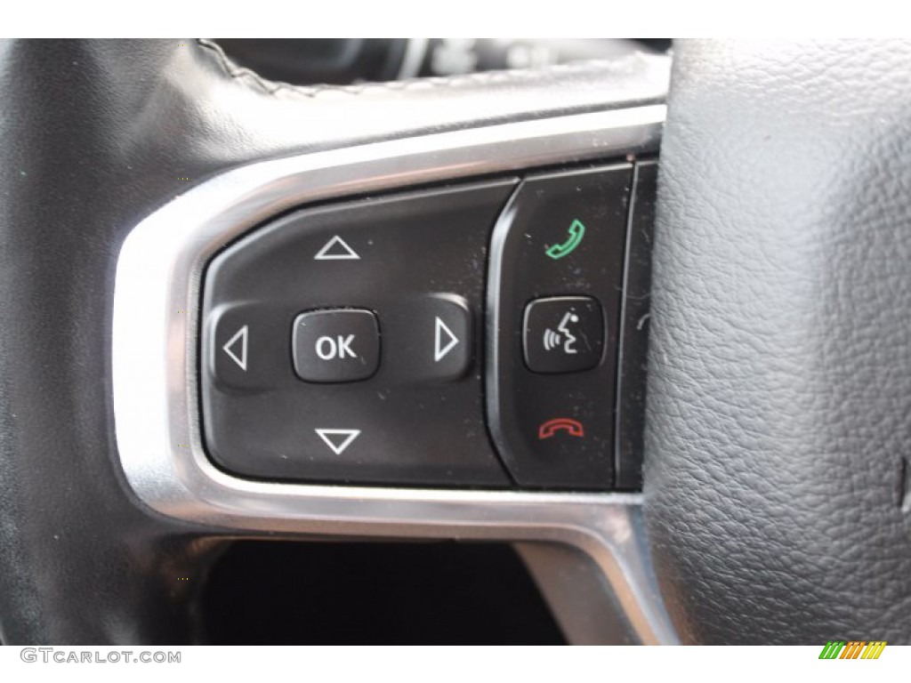 2019 1500 Laramie Crew Cab - Diamond Black Crystal Pearl / Black photo #12