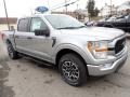 Iconic Silver 2021 Ford F150 STX SuperCrew 4x4 Exterior