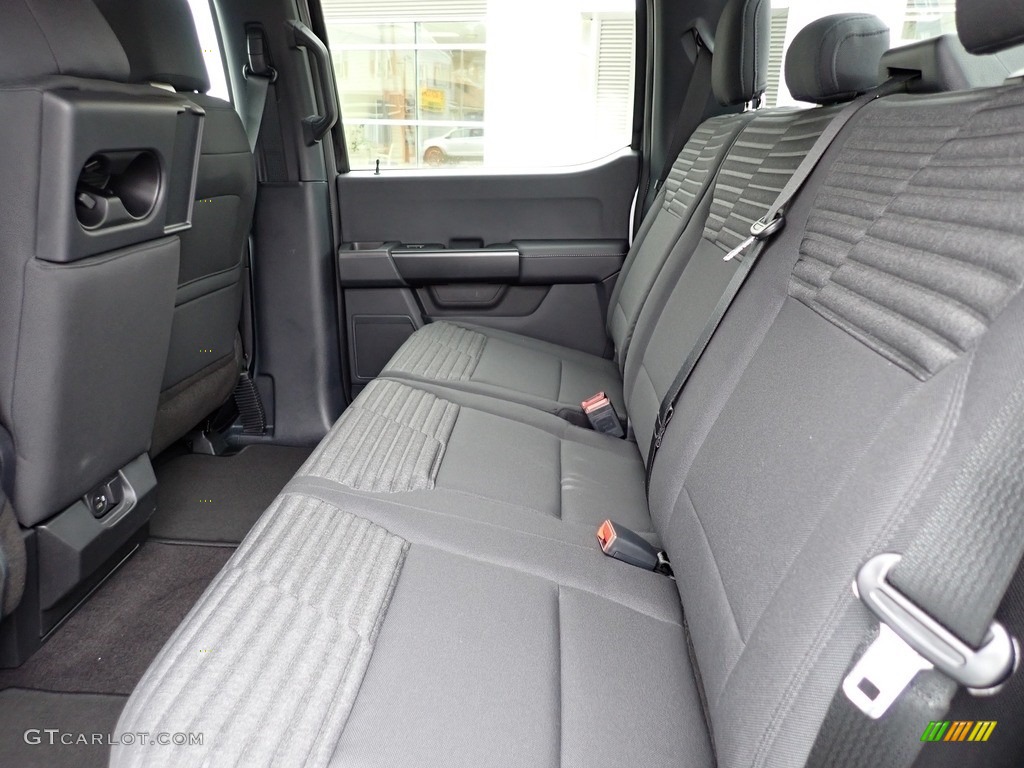 Black Interior 2021 Ford F150 STX SuperCrew 4x4 Photo #140938494