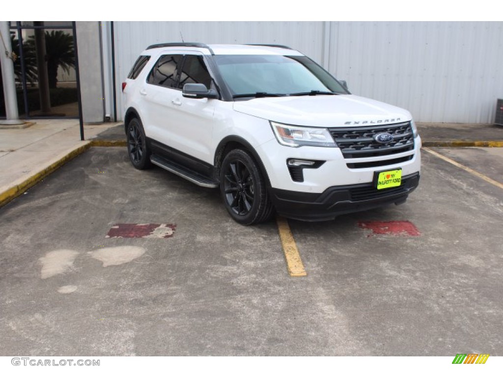 Oxford White Ford Explorer