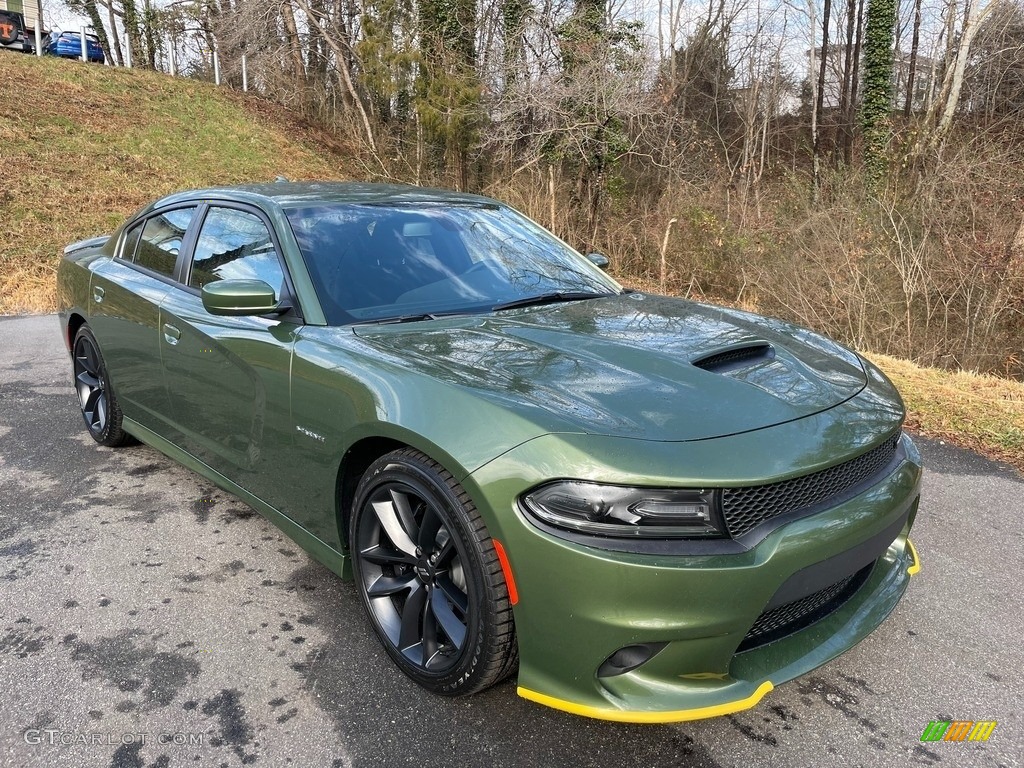 F8 Green 2021 Dodge Charger R/T Exterior Photo #140938890