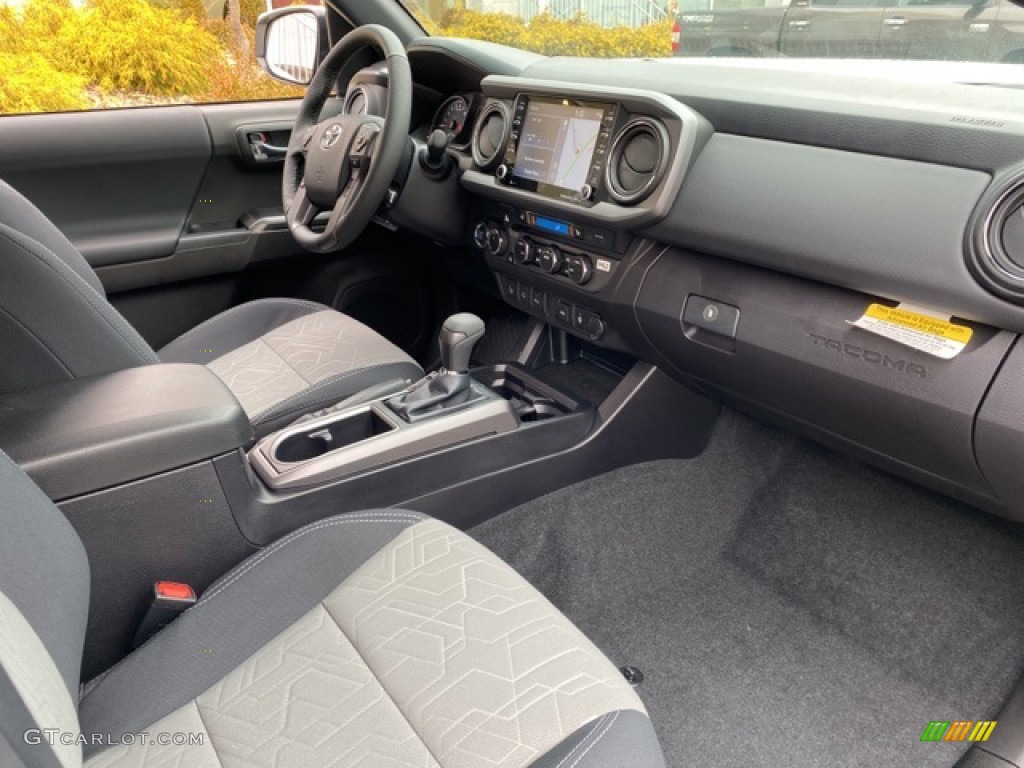 TRD Cement/Black Interior 2021 Toyota Tacoma TRD Off Road Access Cab 4x4 Photo #140939028
