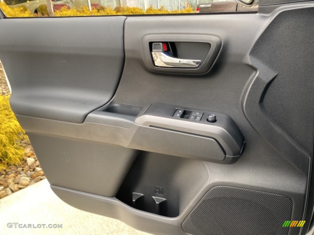 2021 Toyota Tacoma TRD Off Road Access Cab 4x4 TRD Cement/Black Door Panel Photo #140939252