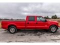 2005 Red Ford F350 Super Duty XLT Crew Cab  photo #3