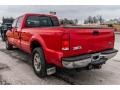 2005 Red Ford F350 Super Duty XLT Crew Cab  photo #6