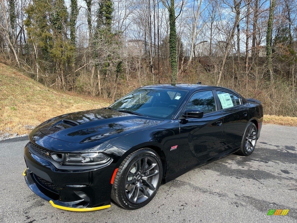 Pitch Black 2021 Dodge Charger Scat Pack Exterior Photo #140939580
