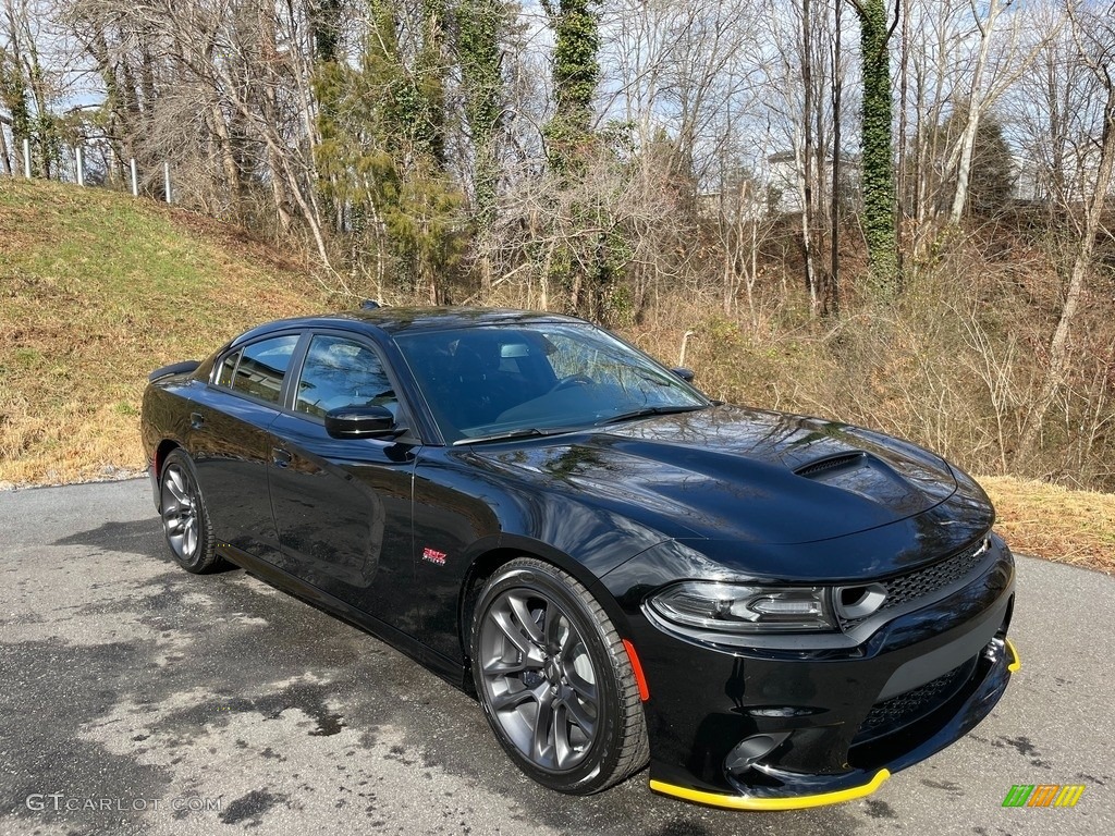 Pitch Black 2021 Dodge Charger Scat Pack Exterior Photo #140939637