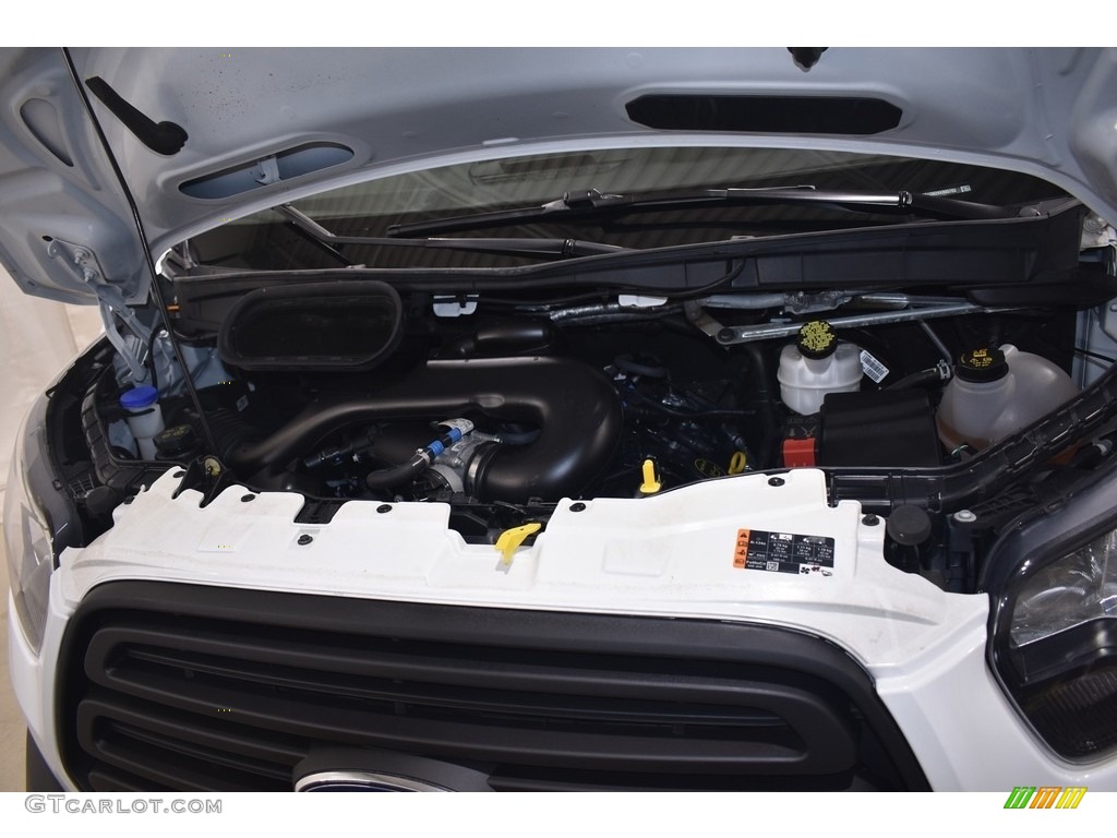 2019 Transit Van 150 LR Regular - Oxford White / Charcoal black photo #6