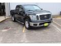 2017 Magnetic Black Nissan Titan SV Crew Cab 4x4  photo #2