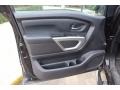 Black 2017 Nissan Titan SV Crew Cab 4x4 Door Panel