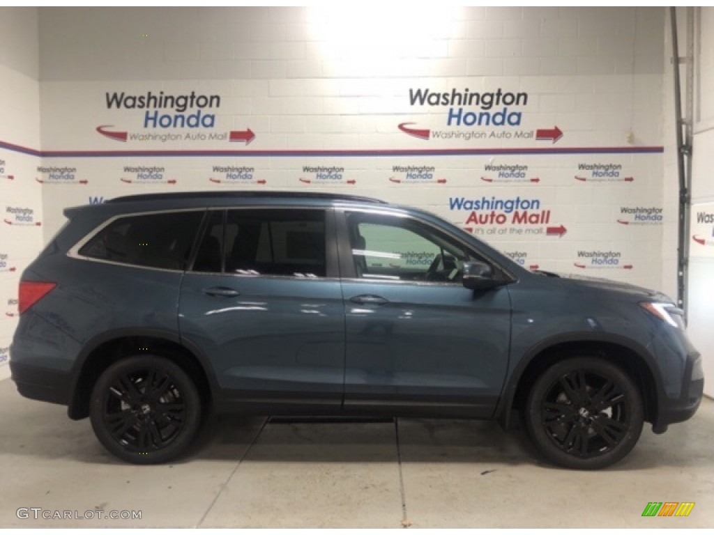 2021 Pilot Special Edition AWD - Steel Sapphire Metallic / Gray photo #1