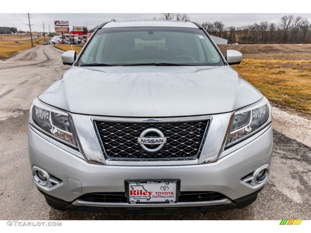 2014 Pathfinder Platinum AWD - Brilliant Silver / Charcoal photo #9