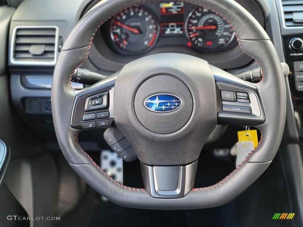 2019 Subaru WRX Standard WRX Model Carbon Black Steering Wheel Photo #140941377