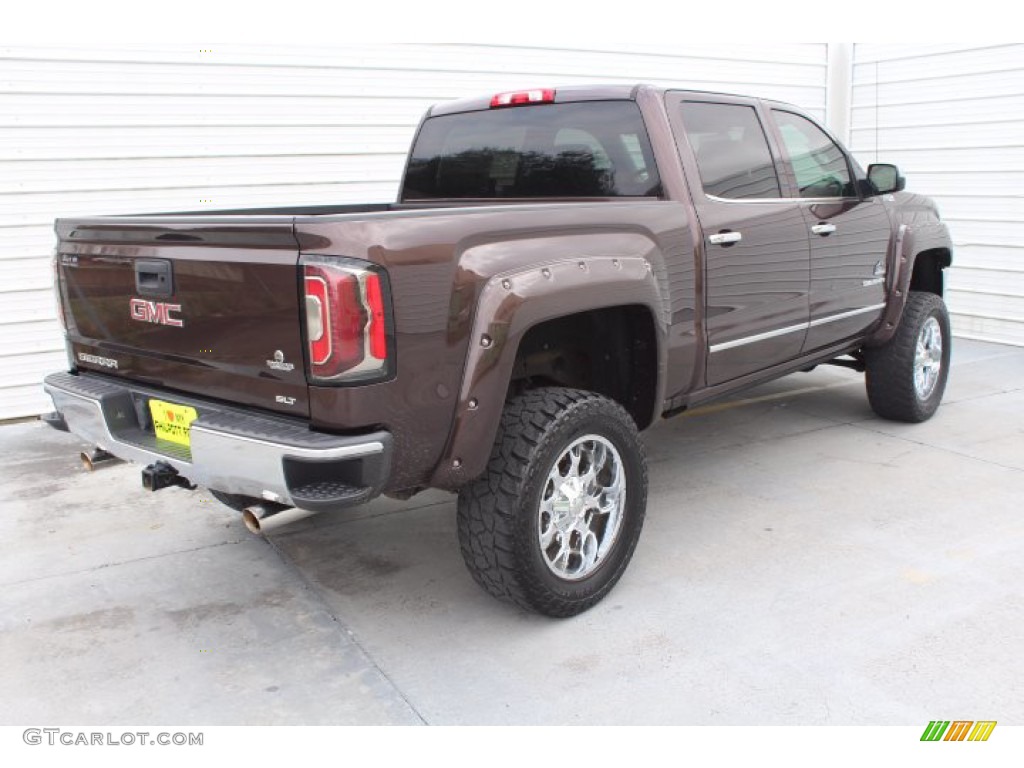 2016 Sierra 1500 SLT Crew Cab 4WD - Mahogany Metallic / Jet Black photo #9